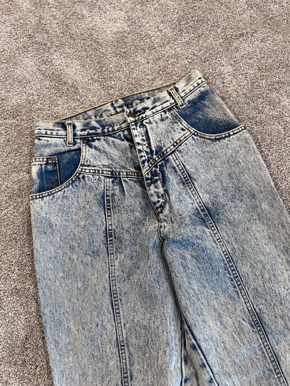 P.S. Gitano Vintage VTG Women’s Jeans Size 12 Acid Wash High Waist Pants Rare - Picture 2 of 16
